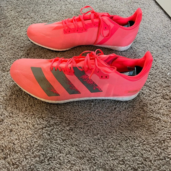 Adidas mens adizero boost track spikes size 12 - Picture 3 of 8
